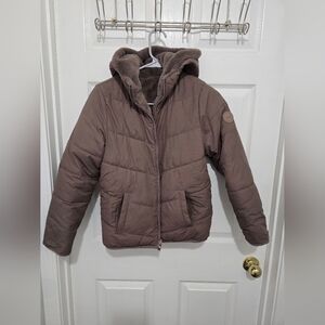 Abercromboe KIDS Brown Reversable PUFFER